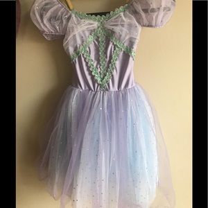 Blue and purple tutu